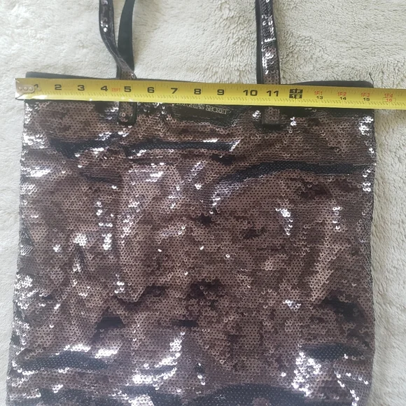 Victoria's Secret sequin shoulder/tote bag - Picture 8 of 9